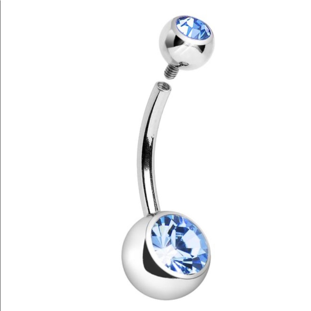 Belly button piercing ring